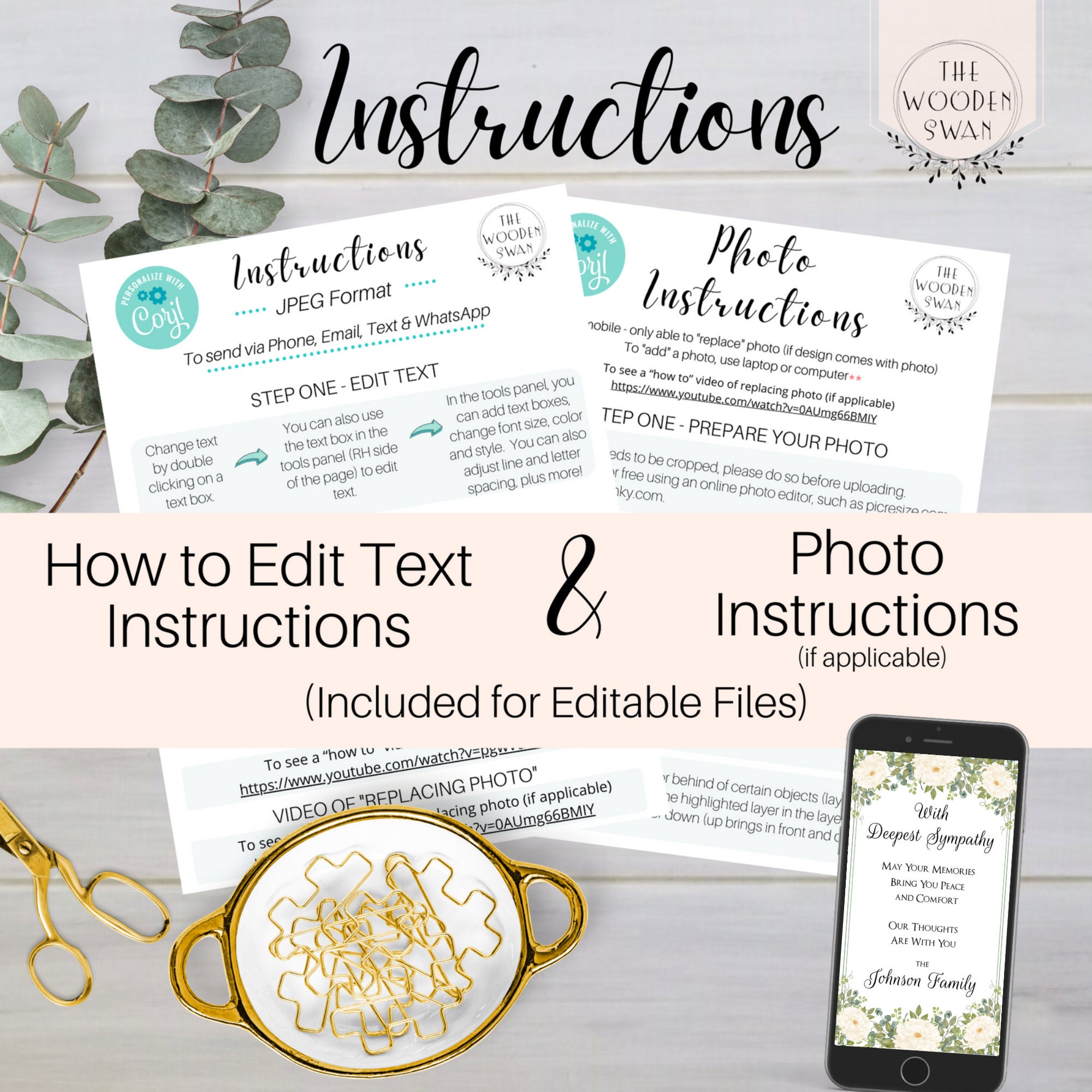 Electronic Sympathy Card. Digital ECard Digital Condolences Etsy