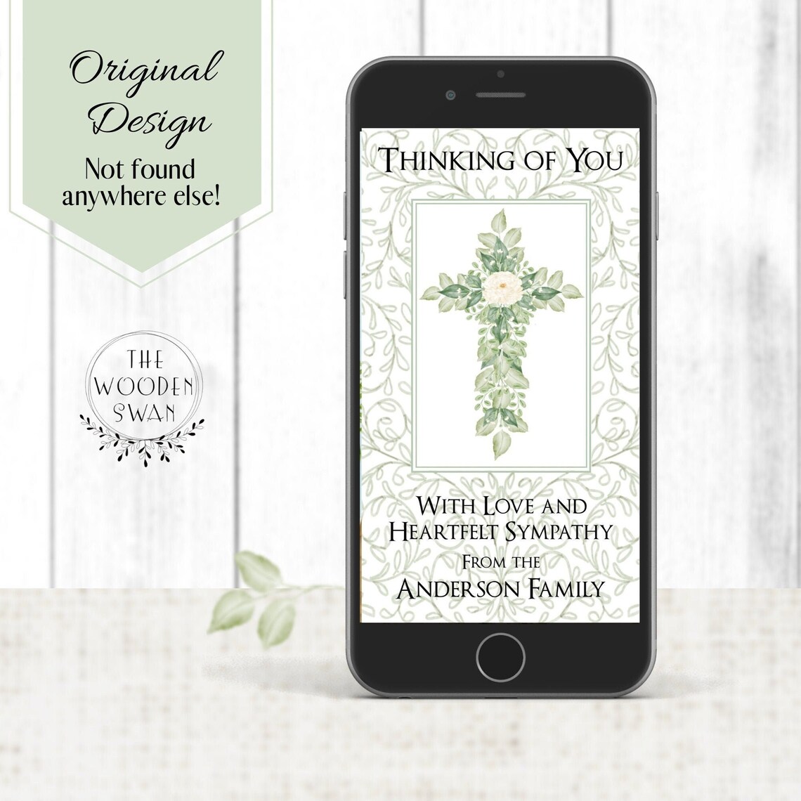 Electronic Sympathy Card, Digital Ecard, Digital Condolence Card