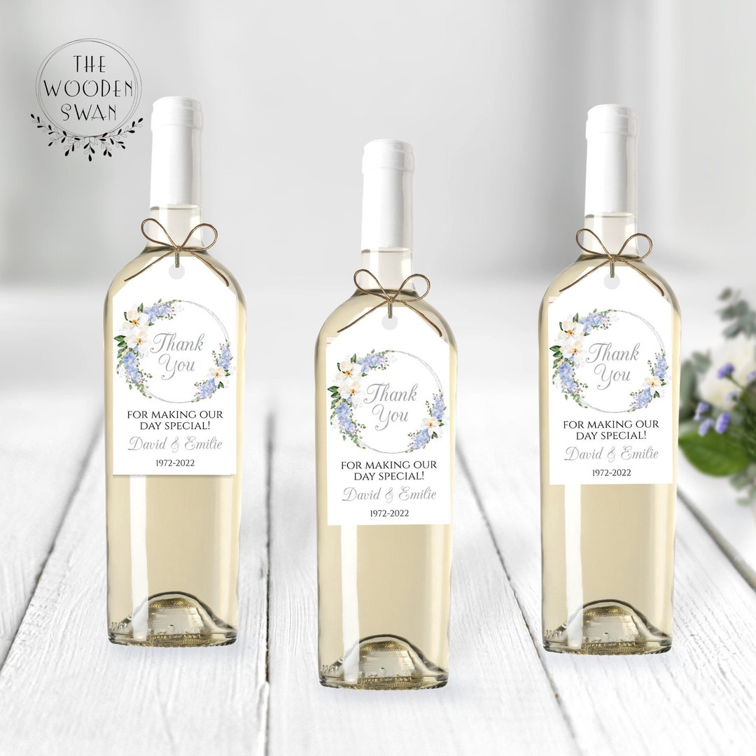 Printable Wedding Anniversary Gift Tags