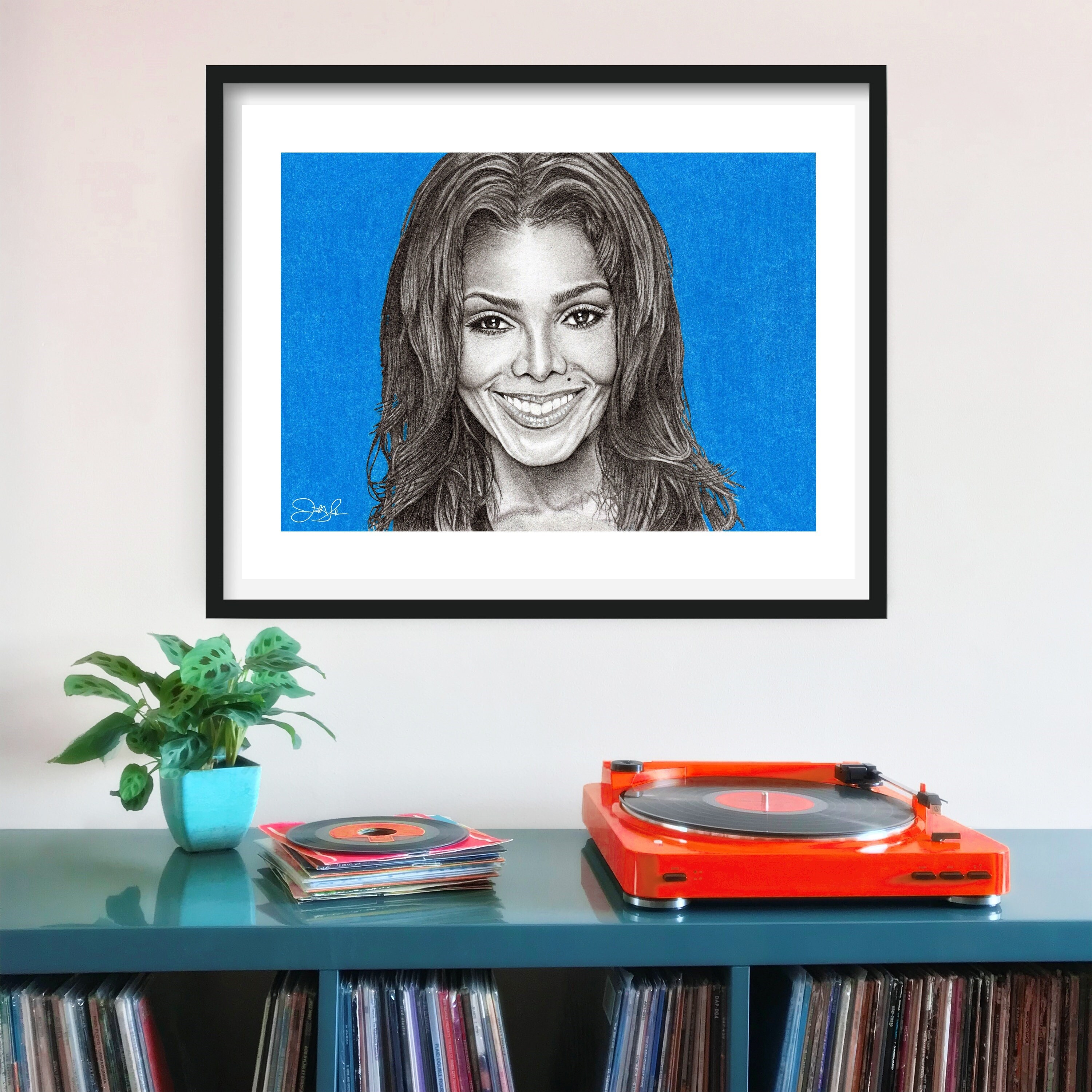 Janet Jackson Pop Art Poster – 20'' X 30'' Celebrity Print, Unframed, US Made 4 thumbnail image