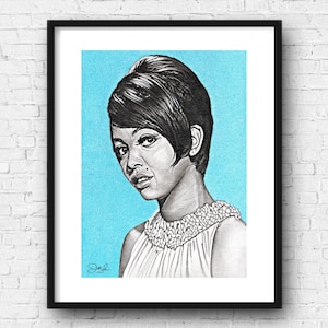 Tammi Terrell Poster | R&B | RnB | Wall Art | Art Print | Multiple Sizes