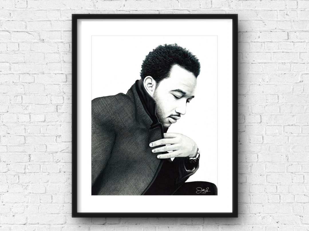 Legend | John Legend | African American Art | Black Art | Wall Art ...