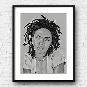 Lauryn Hill Poster | R&B | RnB | Neo-Soul | Wall Art | Art Print | Multiple Sizes
