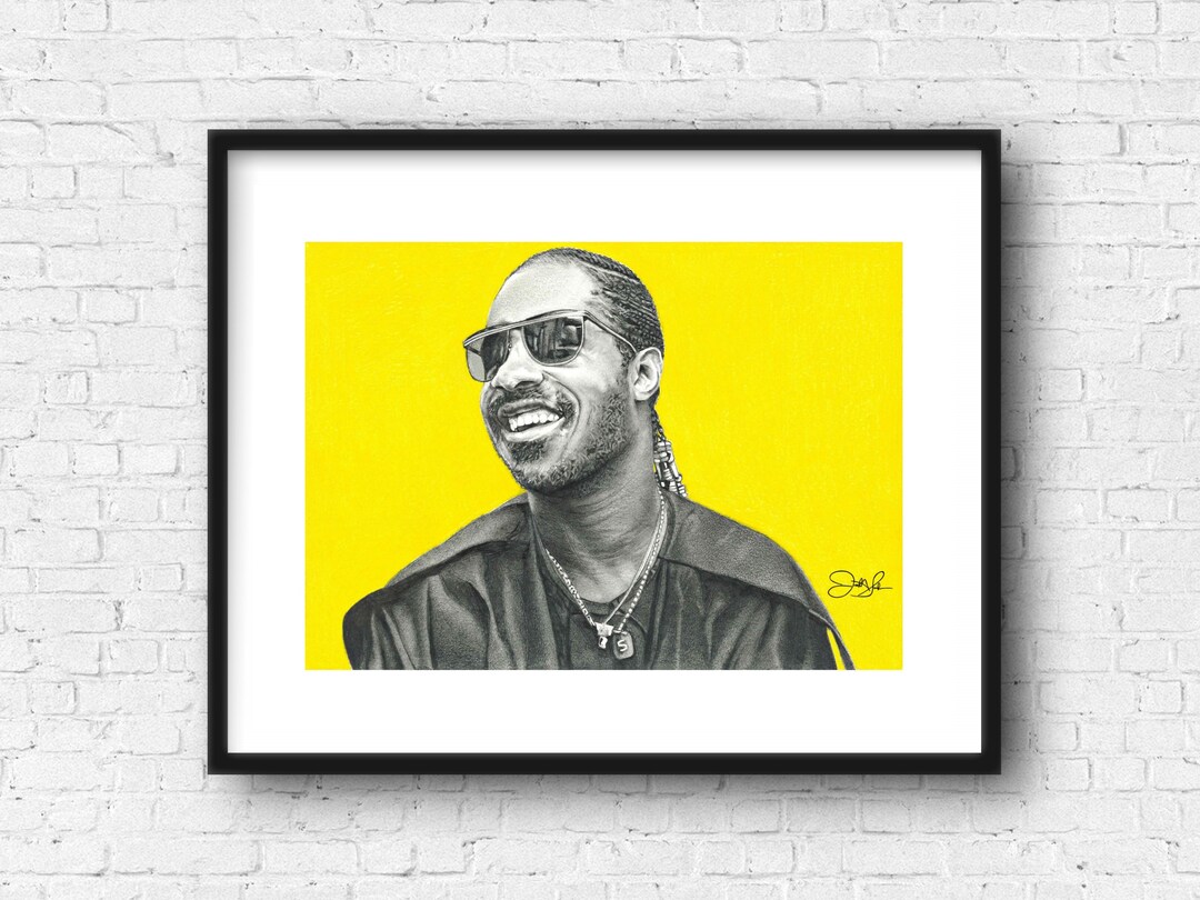 ☆Stevie Wonder☆ Poster R&B Soul Vintage Soul Music Poster – Iconic R&B Art for Retro 70s 80s