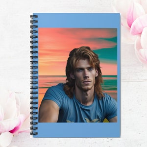 Hot Guy Notebook, Ginger Lover Notebook, College Notebook, Cahier à spirale