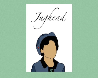 Minimalist Poster by Posteritty Print Archie Jughead Jones RIVERDALE