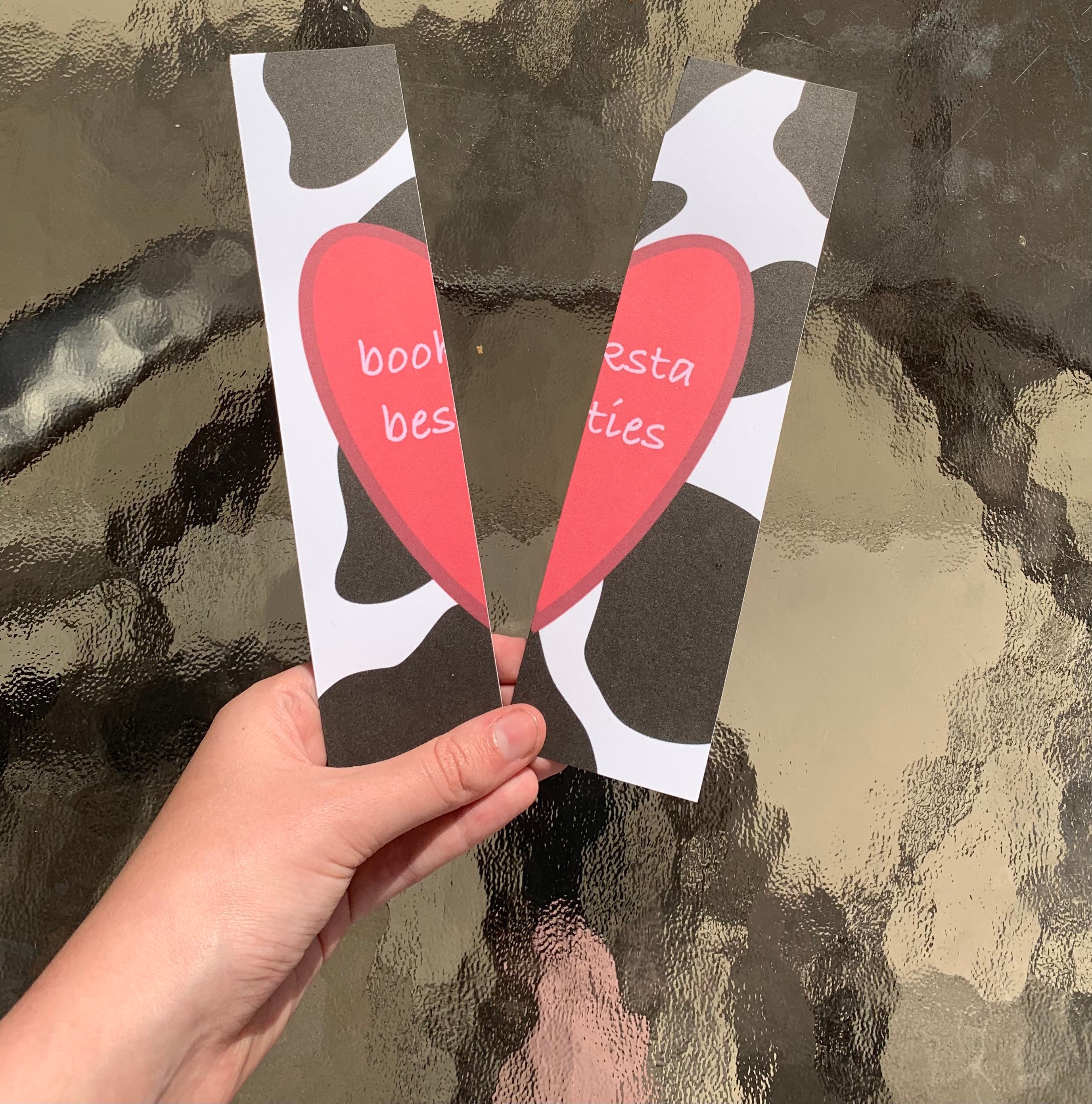 Bestfriend bookmark collection Bookmarks Digitally made Etsy