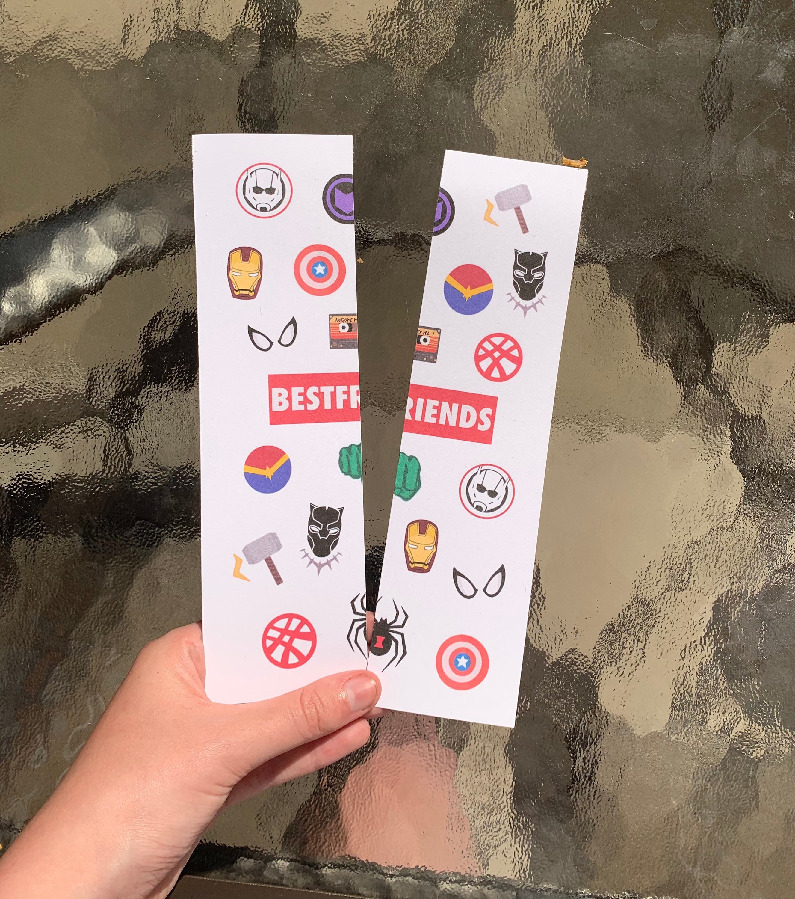 Bestfriend bookmark collection Bookmarks Digitally made Etsy