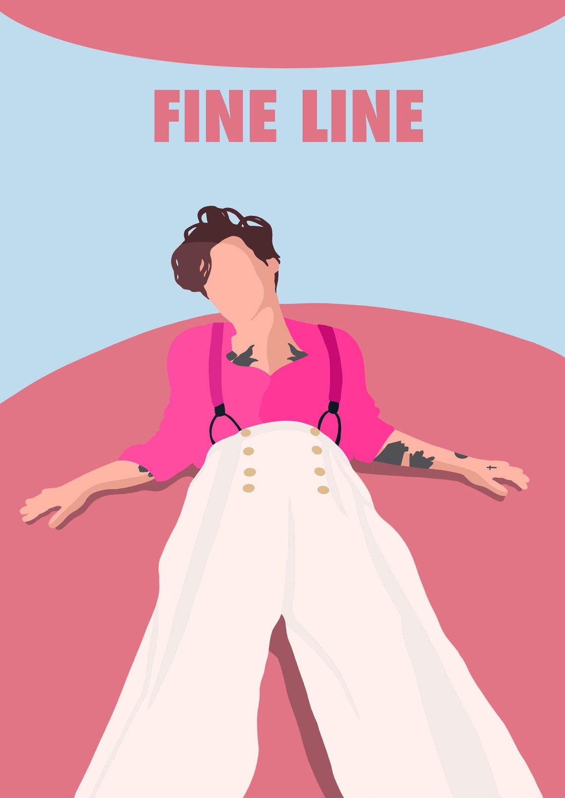 Harry Styles Fine Line Poster | Etsy