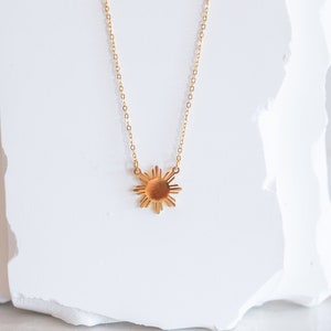 Philippine Sun Araw Necklace Gold