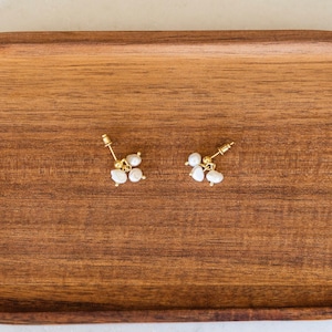 Perfect Pearl Mini Cluster Earrings| Bridal Jewelry | Wedding Earrings | Bridesmaid Gift | Authentic Philippine Pearls