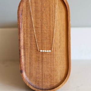 Perfect Pearl Bar Necklace | Bridal Jewelry | Wedding Necklace | Bridesmaid Gift | Authentic Philippine Pearls