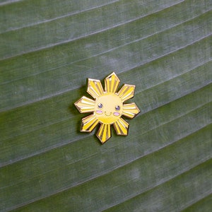 Philippine Sun Enamel Pin
