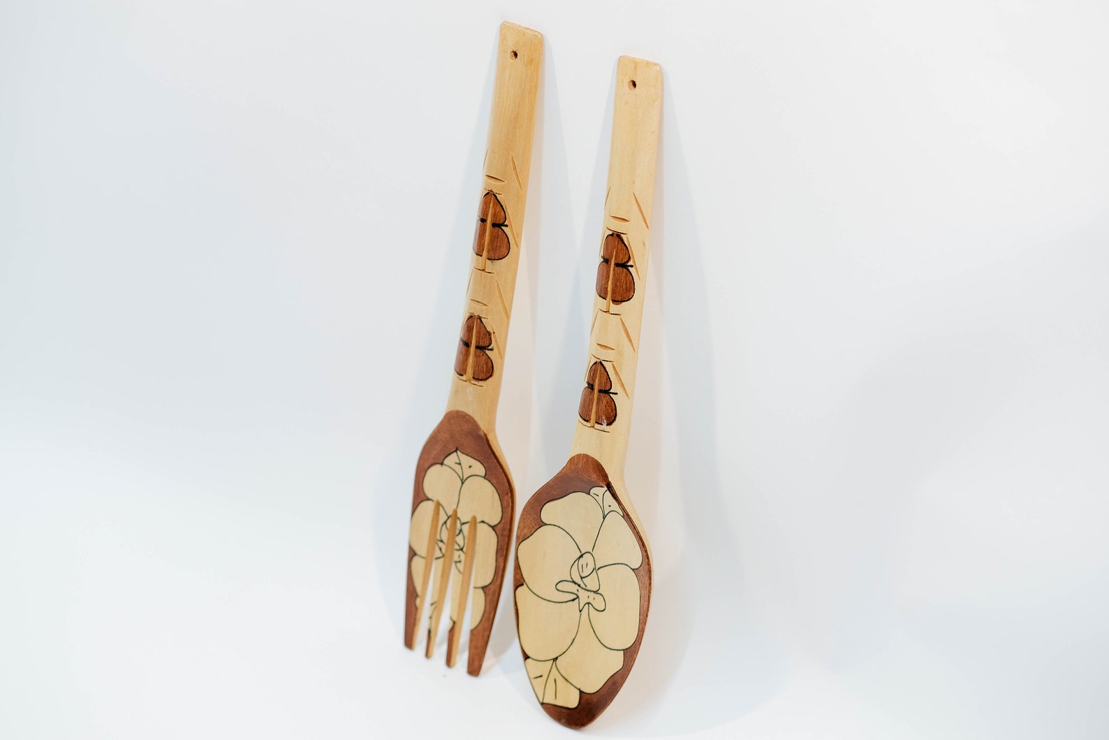 Philippine Wooden Spoon and Fork Decoration Etsy