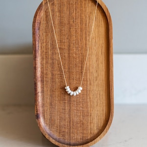 Perfect Pearl Scoop Necklace | Bridal Jewelry | Wedding Necklace | Bridesmaid Gift | Authentic Philippine Pearls (PR-4)