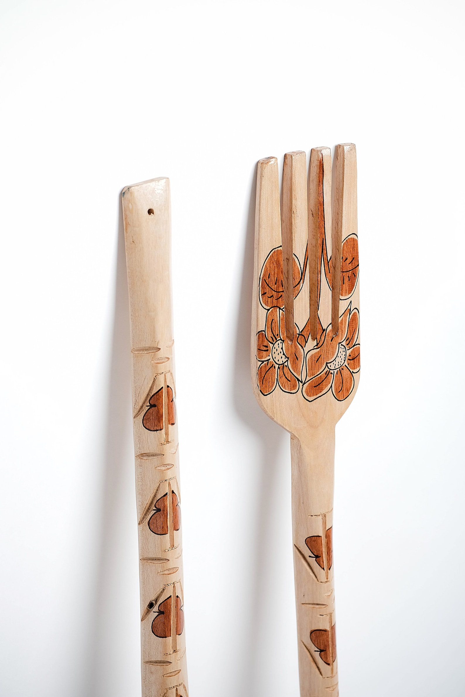 Philippine Wooden Spoon and Fork Decoration Etsy