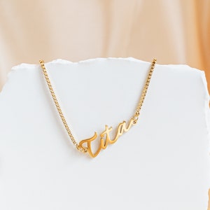 Tita Necklace | Tagalog Auntie Necklace | Filipina Gift for Aunt or Auntie