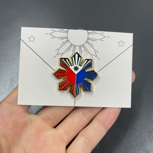 Philippinische Flagge Pin