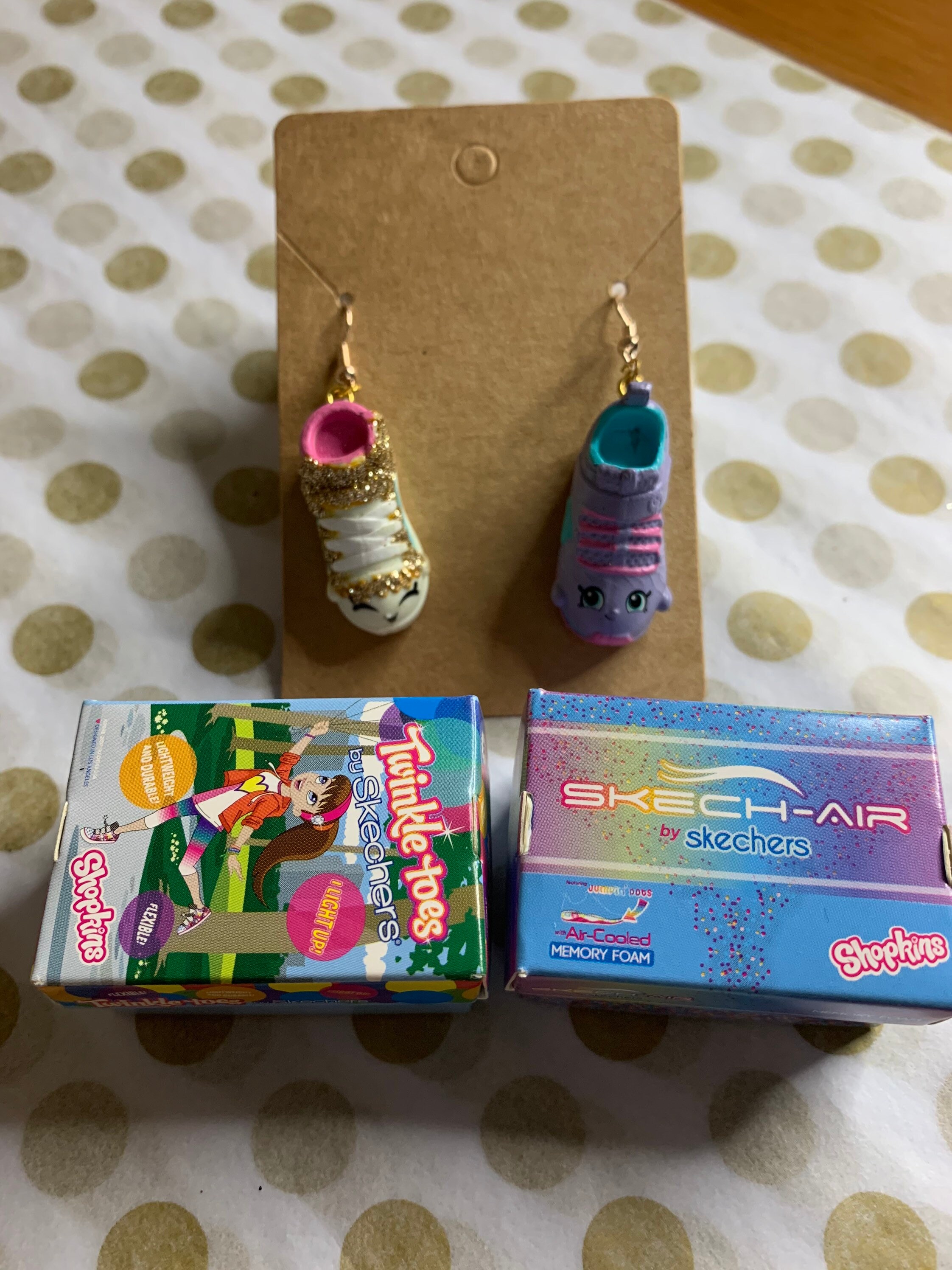 lette projektor Så mange Shopkins Earrings Real Littles Sketchers Shoes - Etsy Israel