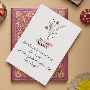 Carte postale vivre ensemble - Carte postale pour meilleure amie - Carte d'affirmation - Carte à offrir - Amour de soi - Carte fête des mères