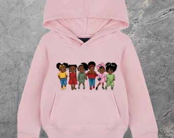 Personaliseer truien, hoodies, t-shirts, petten, sporttassen en kussens met unieke strijkapplicaties voor vrouwen met een donkere huidskleur - Black Girl Affirmation
