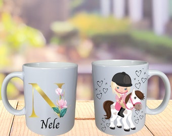 Tasse personalisiert - Tasse mit Namen -  Kindergeschirr, Kinderbecher, Tassen für Kinder  Kinderbecher, Mädchen, Becher, Geschenk