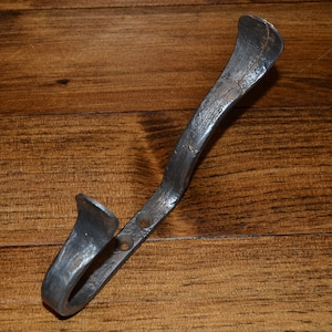 hand forged wrought iron coat hook