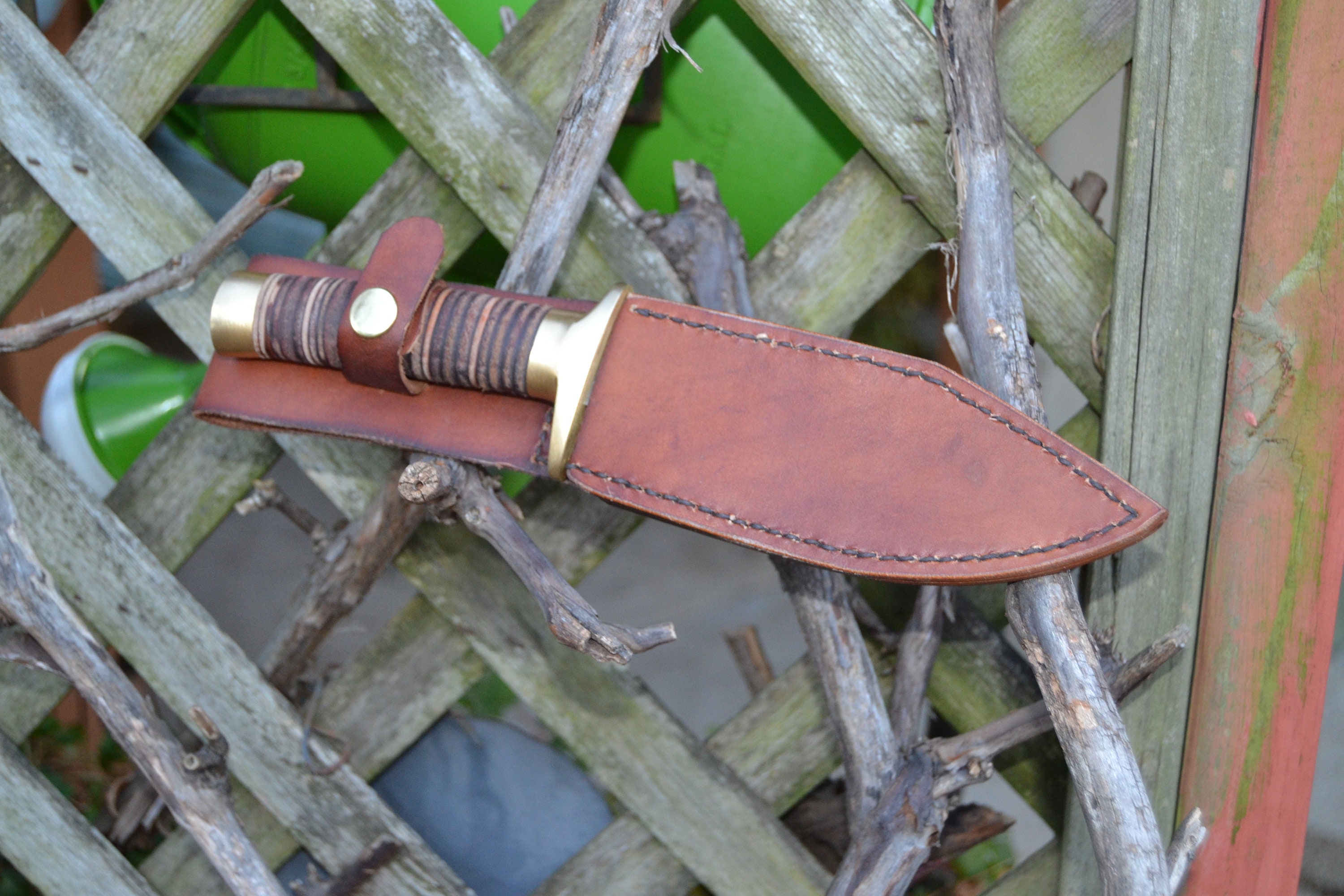 Hand damascus Knife Etsy