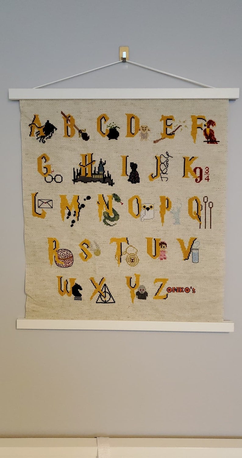 Harry Potter Alphabet Cross Stitch Pattern | Etsy