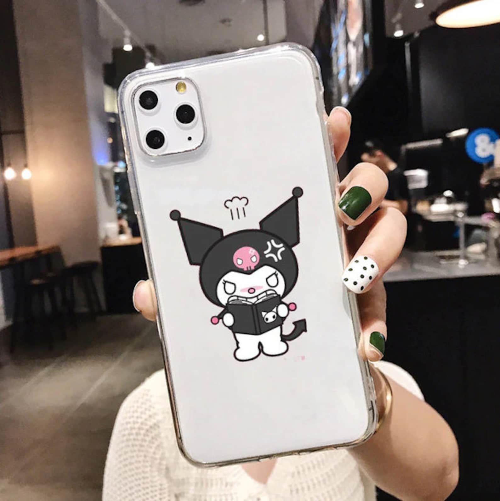 Kuromi Phone Case
 Kuromi Phone Case Cute Kuromis Transparent TPU Soft Silicone