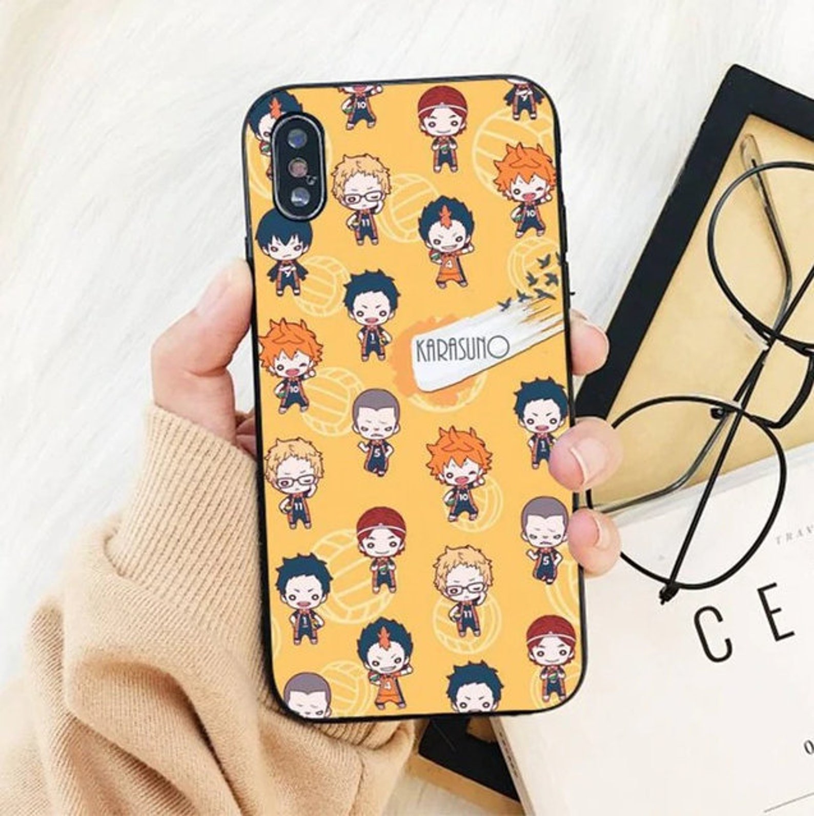 Haikyuu Phone Case Haikyuu Hinata Attacks Anime Bling Cute | Etsy