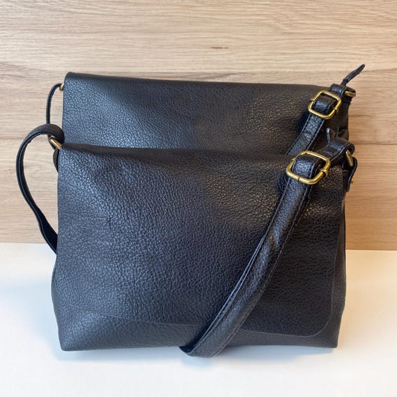 Schwarze Handtasche „Pablo“ – Umhängetasche – trendige Tasche