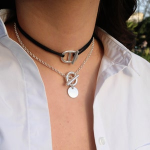SUMMER satin choker necklace Adjustable Several colors available image 3