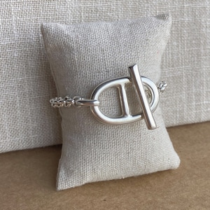 Summer maxi bracelet on silver plated jaseron chain - excellent hold - Several sizes