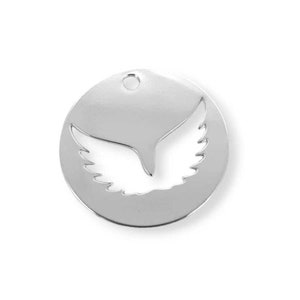 Médaille ailes d'ange maxi