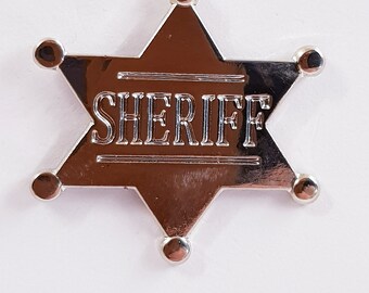Sheriff Pin Etsy