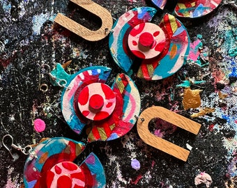 Cherry Pop Ear Art Earrings