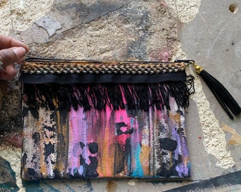 Urban Leopard Art Junkie Clutch