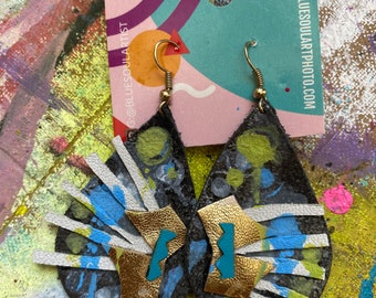 Licorice Sticks Ear Art Earrings