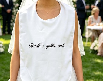 Baberos personalizados para novios, accesorio de boda, babero para el momento de cortar el pastel, protectores de ropa para la pareja de novios, regalo para la despedida de soltera.