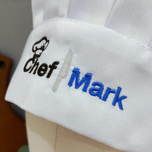 Custom Embroidered Chef Hat,Personalized Adjustable Chef Hat,Chef Hat with Name Customization,Professional Baking Chef Hat with Embroidery