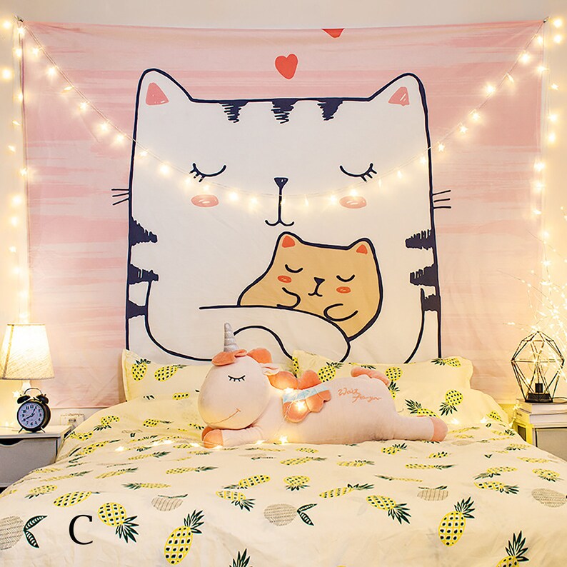 Home Tapestry Wall Hanging Art Dorm Decor Creative Tapestry For Home Decoration Kawaii Wall Tapestry Cute Wall Art Tapestry Craft Supplies Tools Materials Kromasol Com