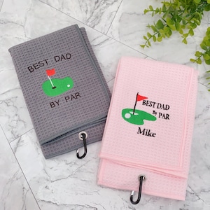 Serviette de golf avec motif brodé,Serviette de golf personnalisée,Serviette de golf brodée,Serviette de golf avec logo,Cadeau pour entraîneur,Cadeau pour mari
