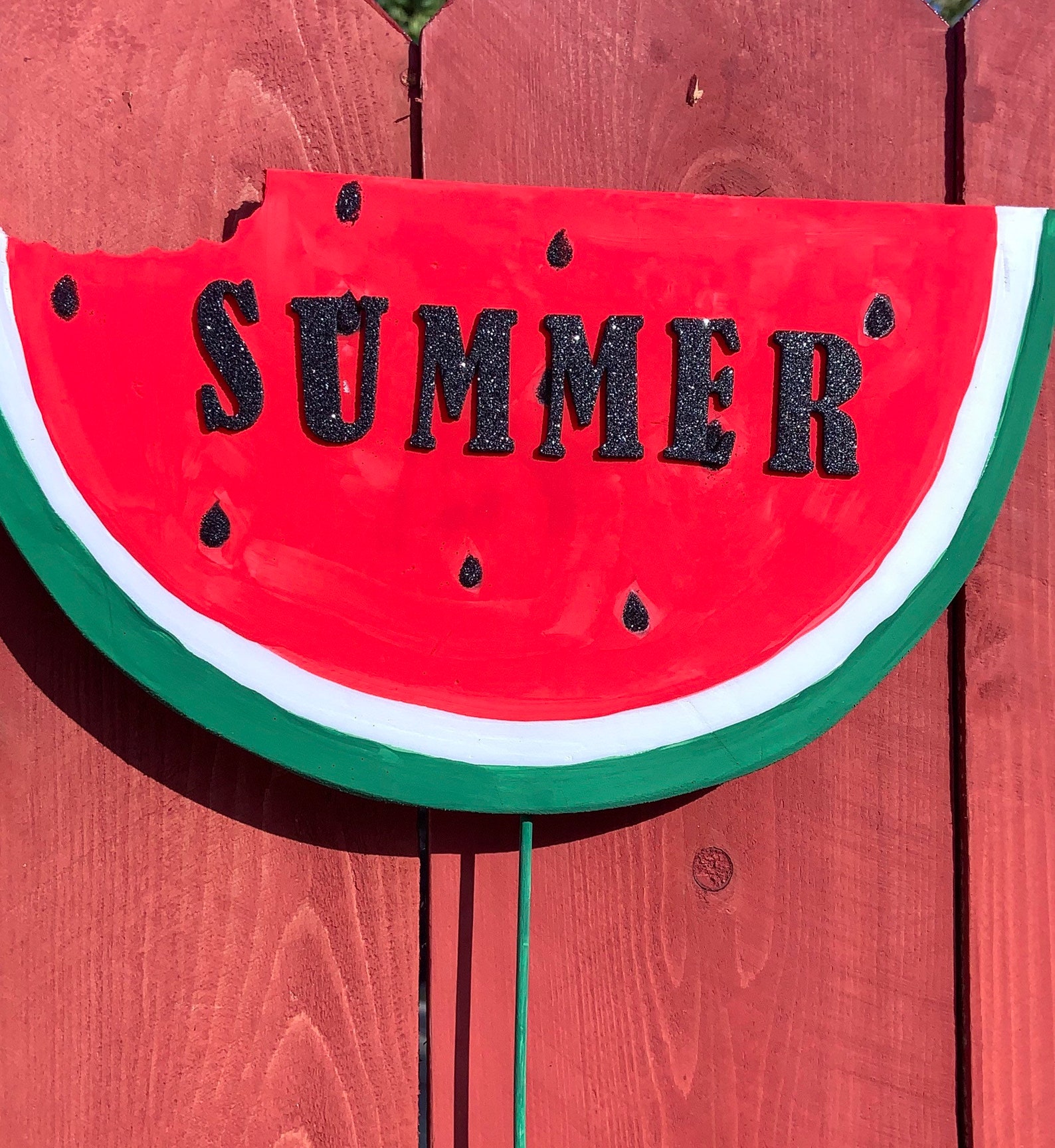 Summer Watermelon Sign Personalize Watermelon Watermelon Etsy