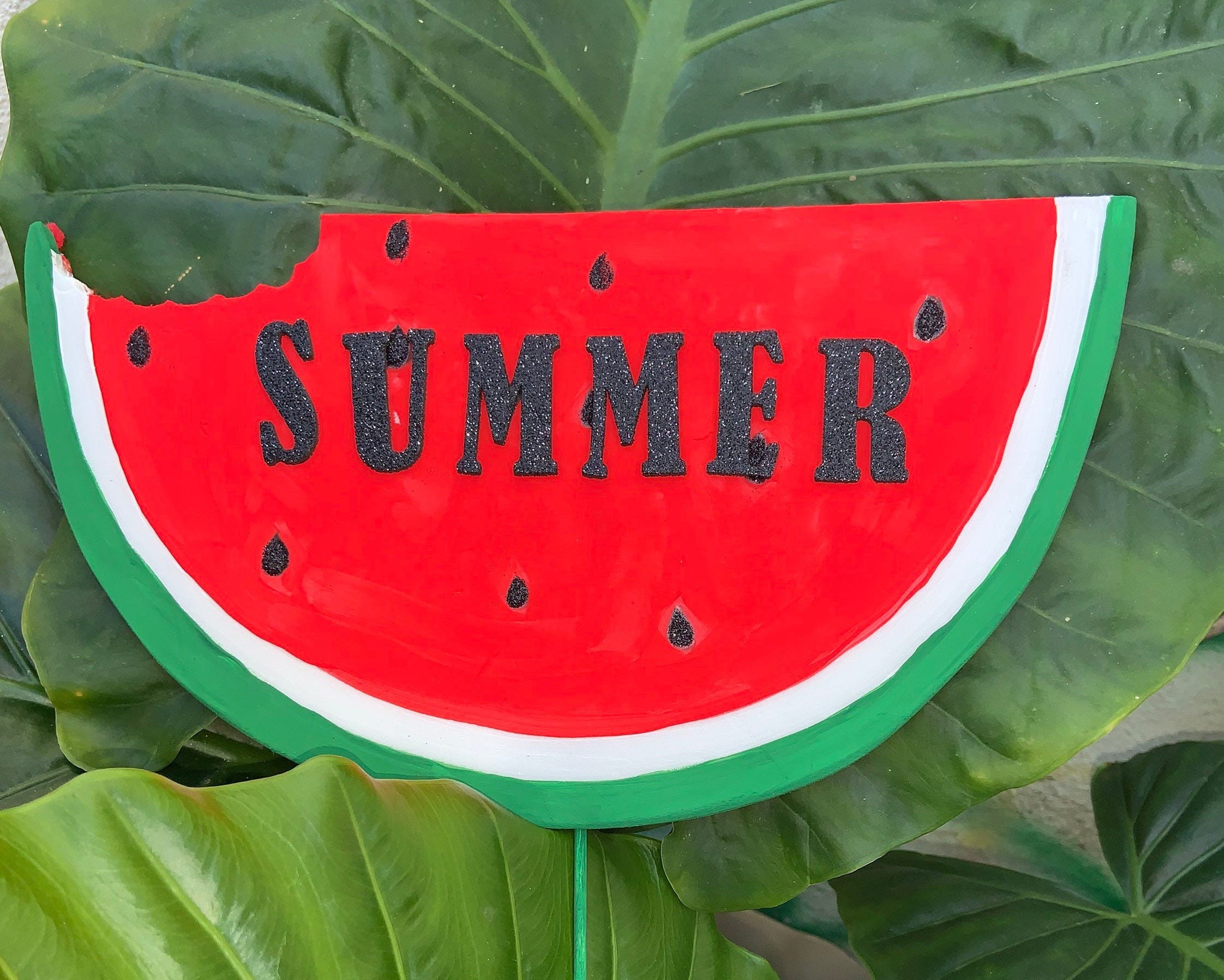 Summer Watermelon Sign Personalize Watermelon Watermelon Etsy
