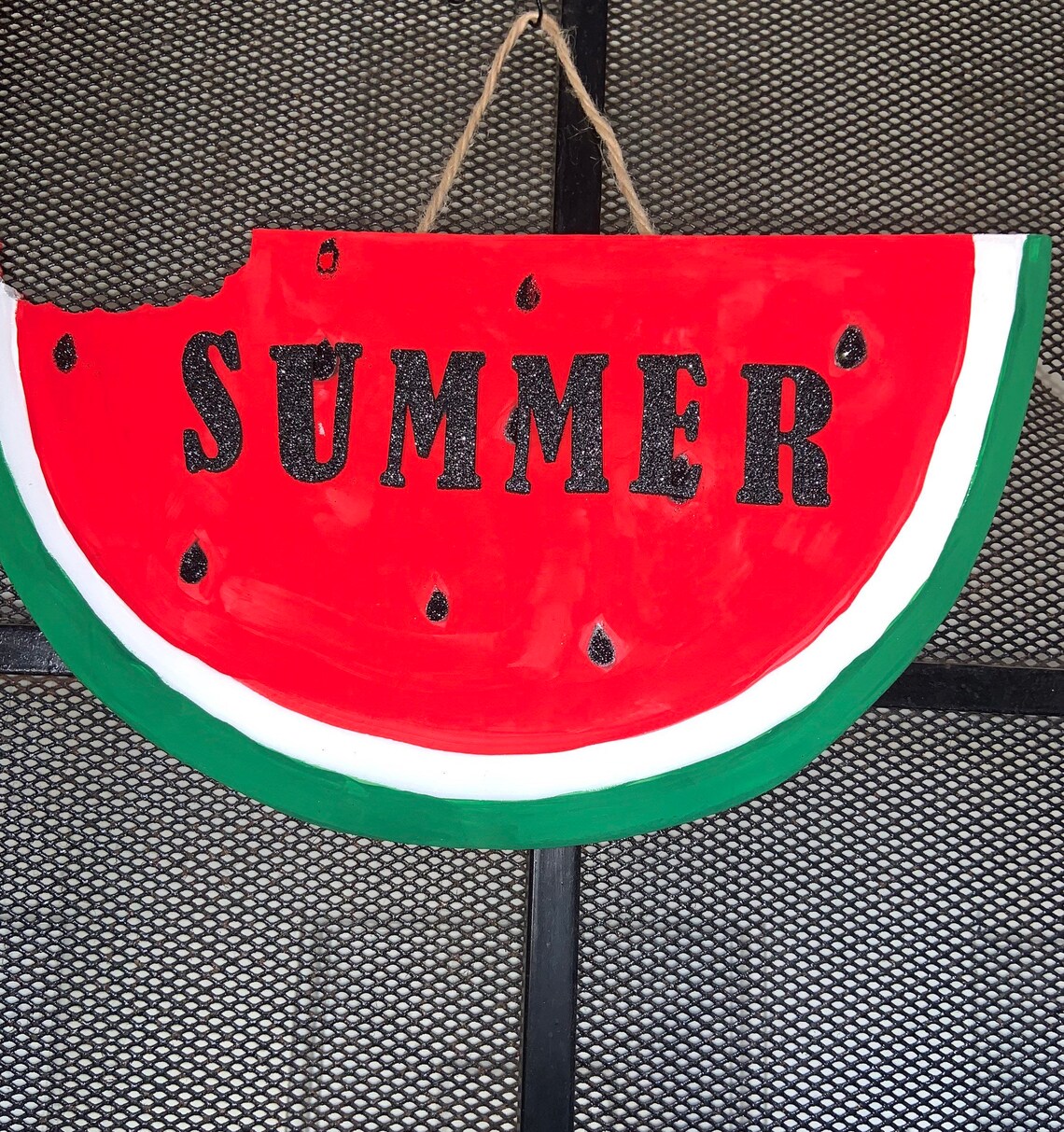 Summer Watermelon Sign Personalize Watermelon Watermelon Etsy