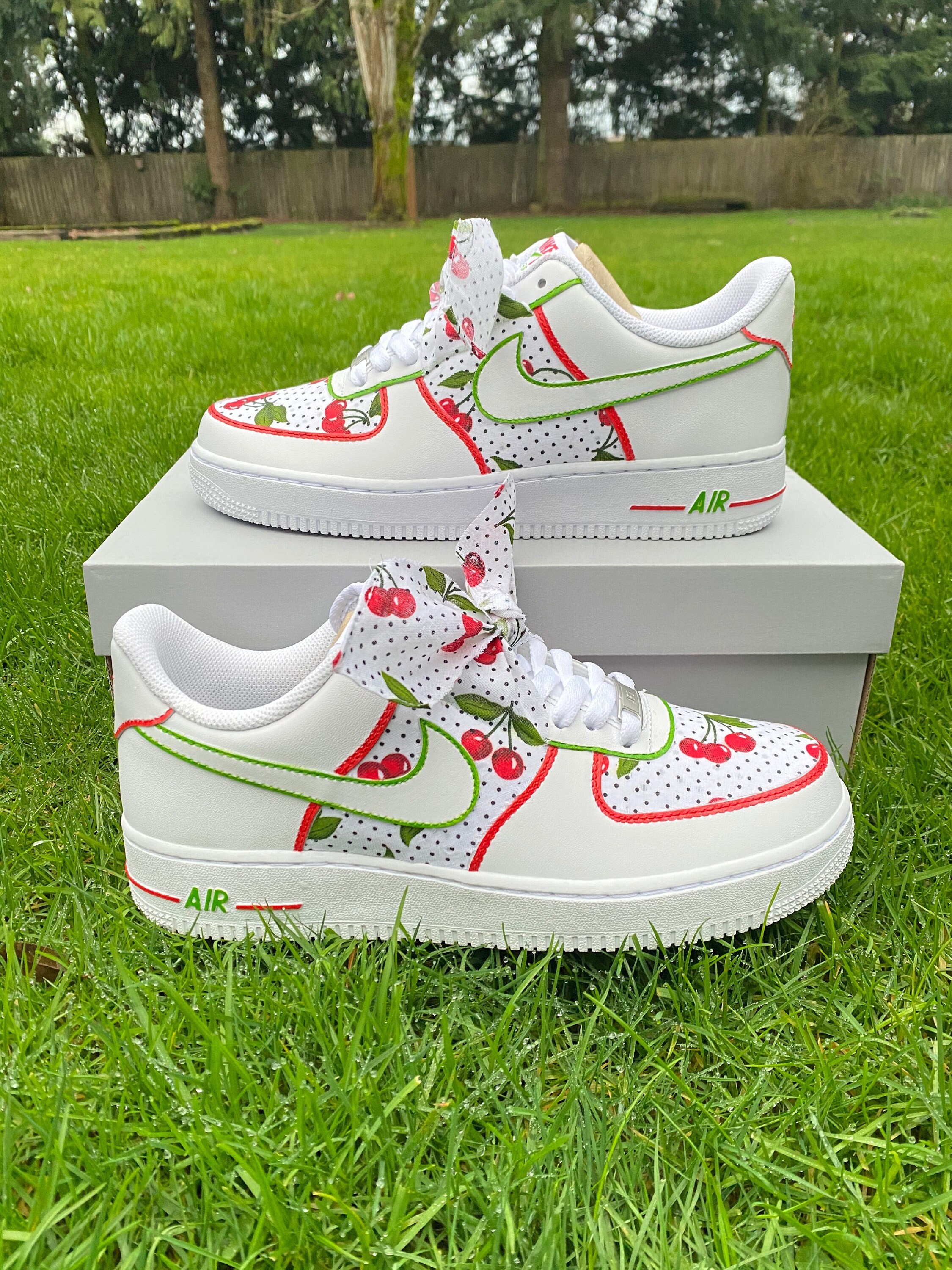 cherry air force 1s