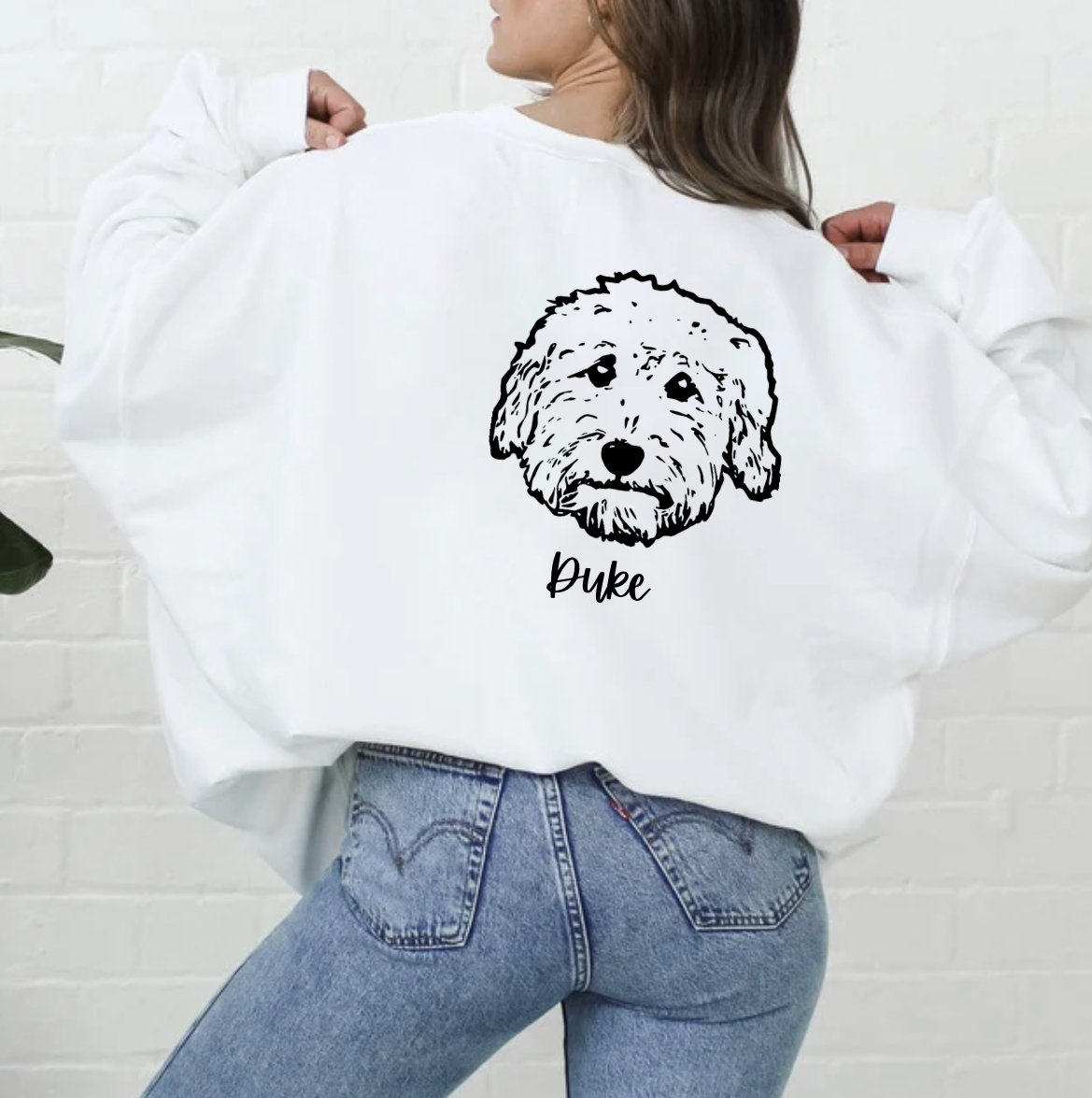 Show Off Your BEEF… Best. Furry. Friend. 🧵✨, Turn Your Dog Or Cat’s Photo Into A Custom Embroidered Sweatshirt - Add Their Name Year And Wear Your Love Everywhere. ❤️, Perfect For Pet Lovers