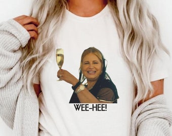Tanya McQuoid WEE-HEE! T-Shirt, Jennifer Coolidge T-Shirt