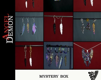 Demon/Angel Effable Husbands Jewelry Mystery Box/Advent Calendar - Crowley/Ziraphale